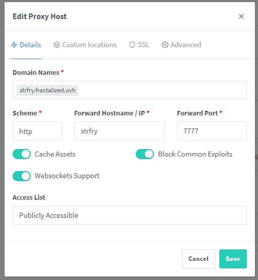 How to self host strfy Nostr relay with Docker Compose and Nginx Proxy Manager